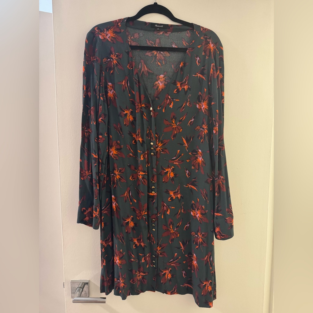 Madewell Womens Button Down Dress